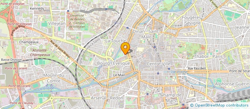 localisation de l'entreprise HGT INVEST  RENNES