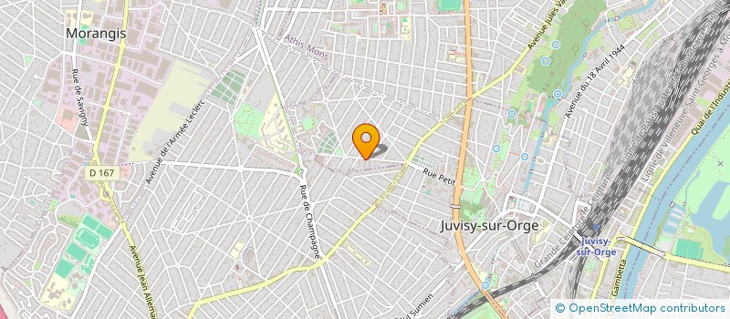 localisation de l'entreprise HGZ à JUVISY-SUR-ORGE