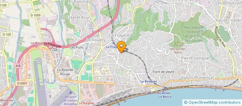 localisation de l'entreprise HH BATIMENT à CANNES