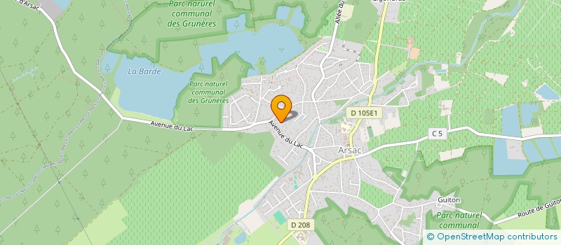 localisation de l'entreprise HH CONSULTING  ARSAC