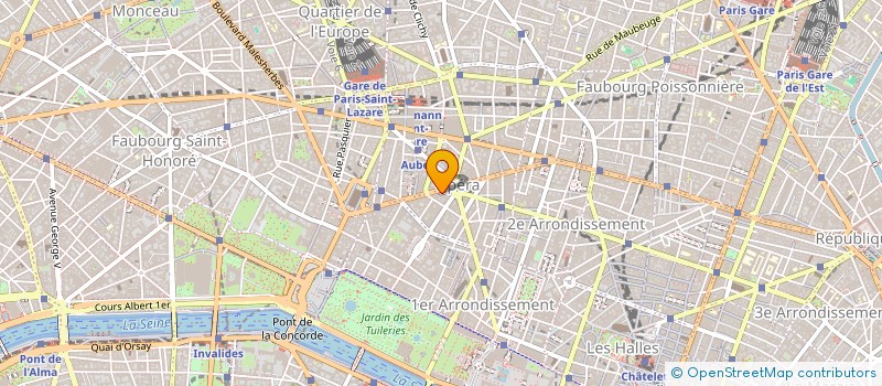 localisation de l'entreprise HH DEVELOPPEMENT à PARIS