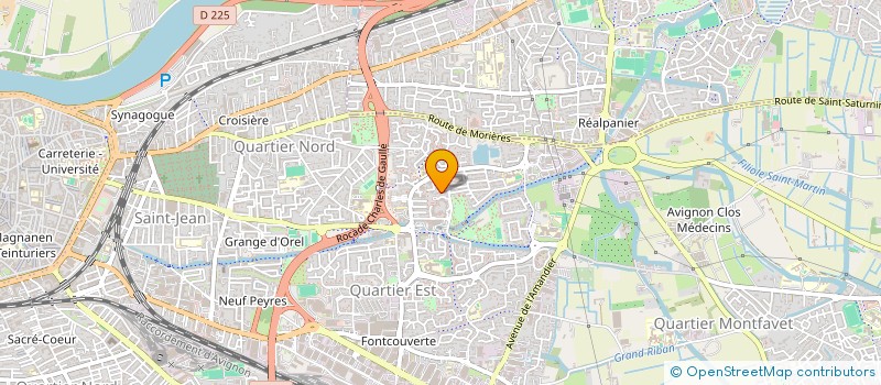 localisation de l'entreprise HH FINANCES  AVIGNON