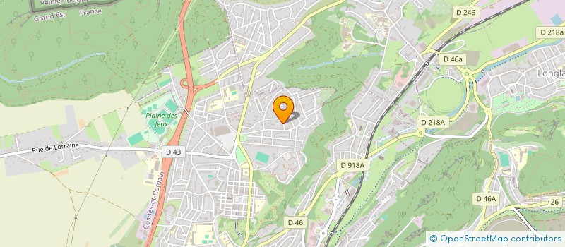 localisation de l'entreprise HH HOLDING à LONGWY