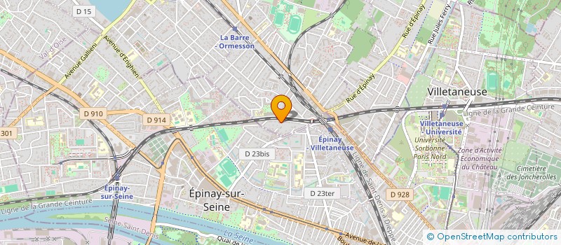 localisation de l'entreprise HH IMMOBILIER  DEUIL-LA-BARRE