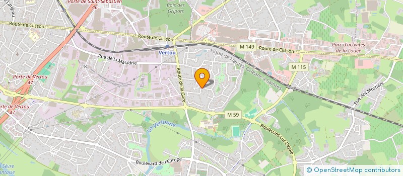 localisation de l'entreprise HH RENOV à VERTOU