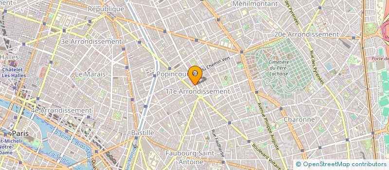 localisation de l'entreprise HH & S  PARIS