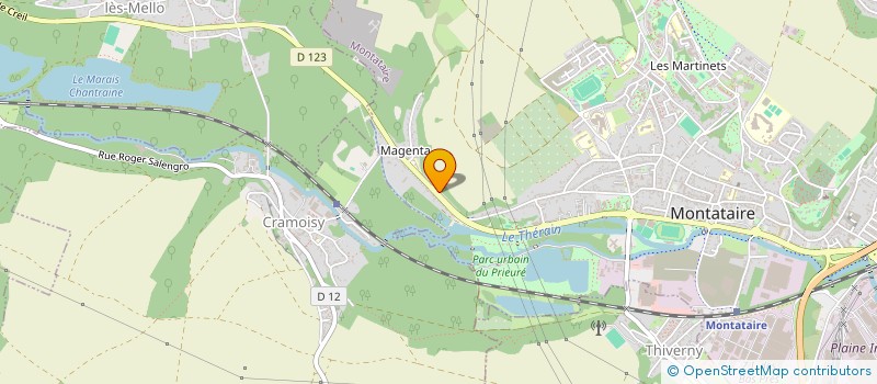 localisation de l'entreprise HH SERVICES  MONTATAIRE