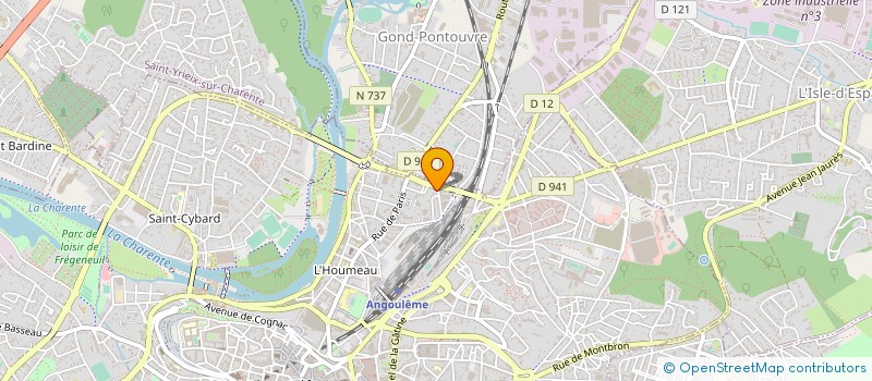 localisation de l'entreprise HH VITICOLE à ANGOULEME