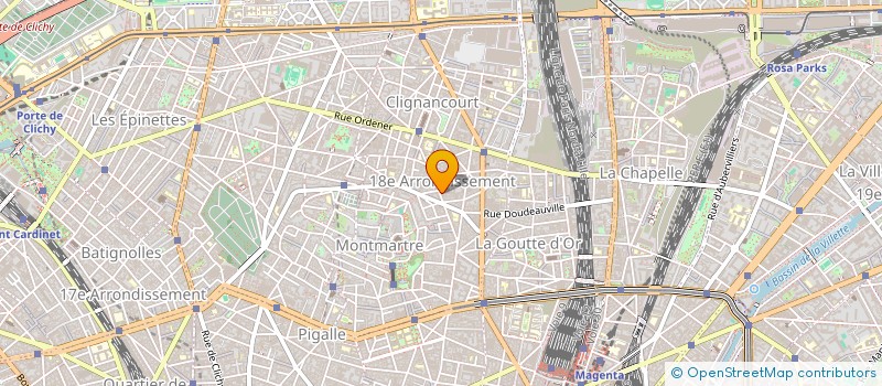 localisation de l'entreprise HH VTC  PARIS