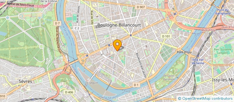 localisation de l'entreprise HHAB SARL à BOULOGNE-BILLANCOURT