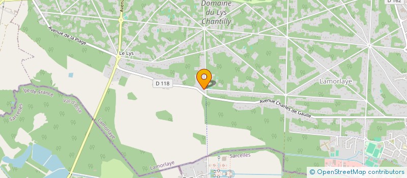 localisation de l'entreprise HHD  LAMORLAYE