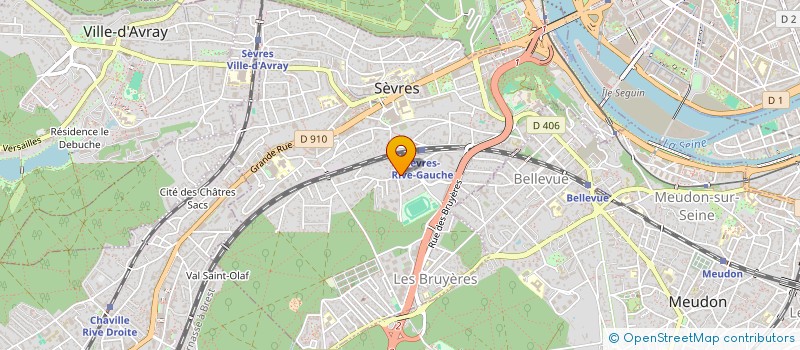 localisation de l'entreprise HHD ADVISOR à SEVRES
