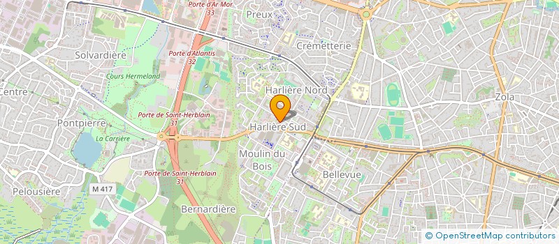 localisation de l'entreprise HHD TRANSPORT  SAINT-HERBLAIN