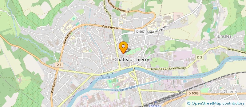 localisation de l'entreprise HHF  CHATEAU-THIERRY