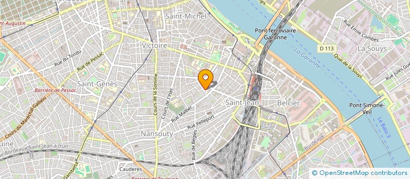 localisation de l'entreprise HHHS  BORDEAUX