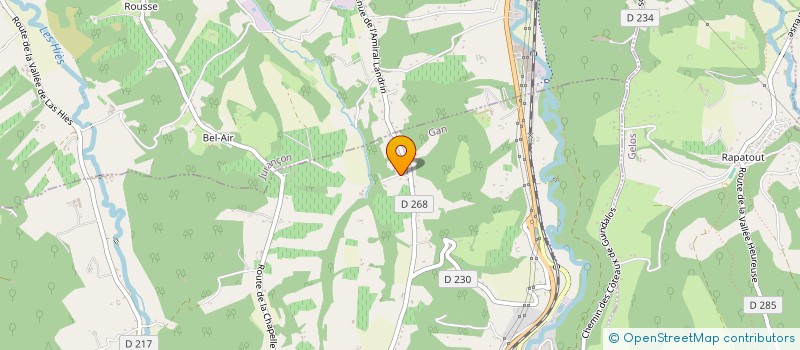 localisation de l'entreprise HHI  GAN