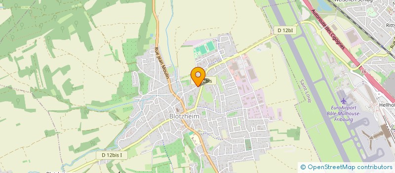 localisation de l'entreprise HHJ  BLOTZHEIM