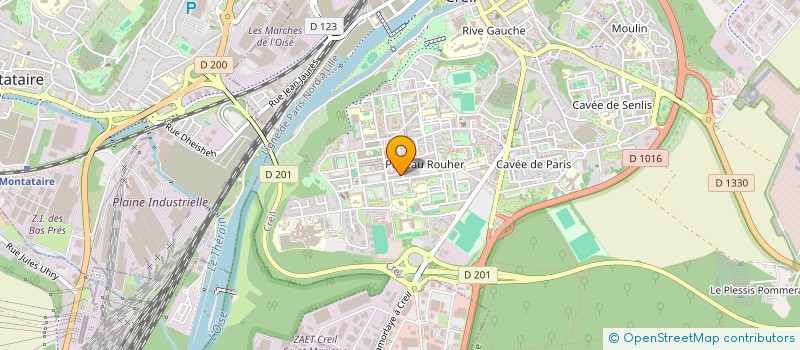 localisation de l'entreprise HHK-MACOM à CREIL