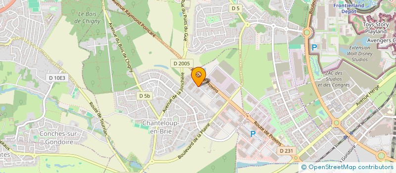 localisation de l'entreprise HHKMN  CHANTELOUP-EN-BRIE