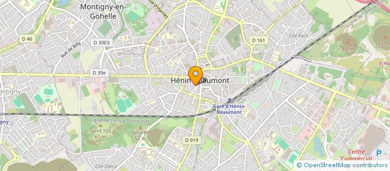 localisation de l'entreprise HHM CONSTRUCTION  HENIN-BEAUMONT