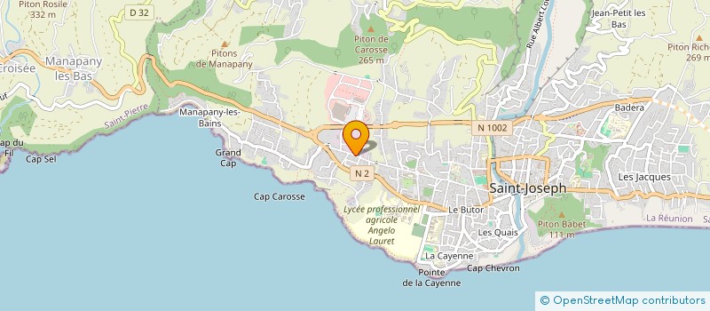 localisation de l'entreprise HHNM à SAINT-JOSEPH