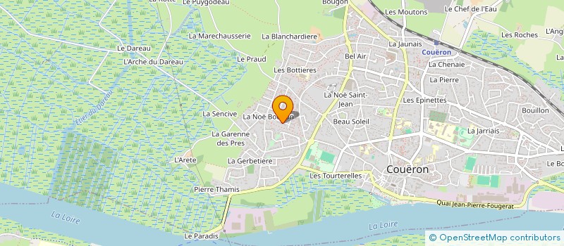 localisation de l'entreprise HHR à COUERON