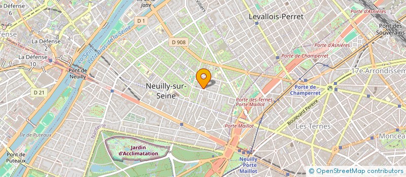 localisation de l'entreprise HHS à NEUILLY-SUR-SEINE