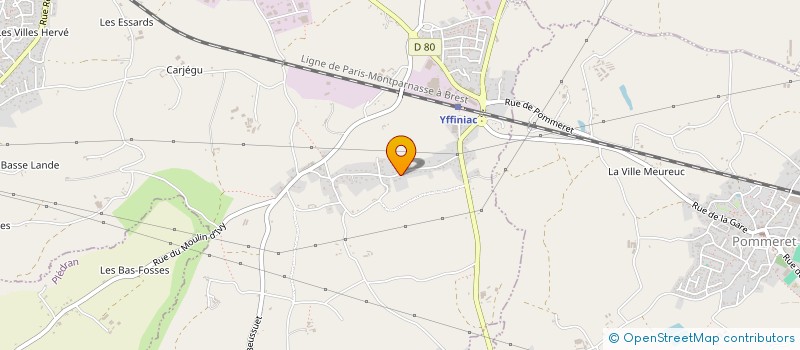 localisation de l'entreprise HI' DEPANN HI' RENOV  YFFINIAC