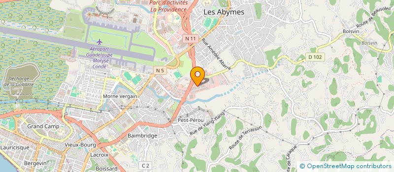 localisation de l'entreprise HI DEPANN' PNEUS CAMION  LES ABYMES