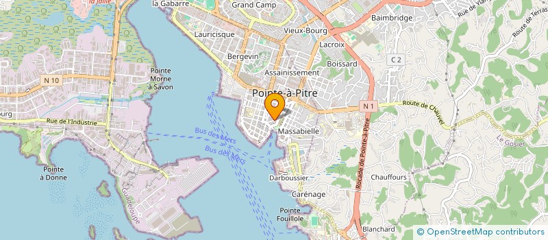 localisation de l'entreprise HI-FI SON à POINTE-A-PITRE
