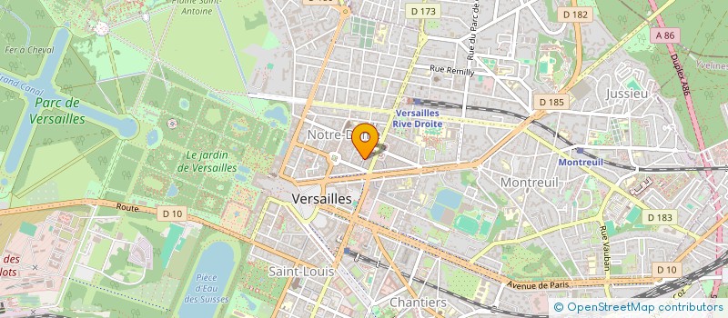 localisation de l'entreprise HI-FI VERSAILLES à VERSAILLES