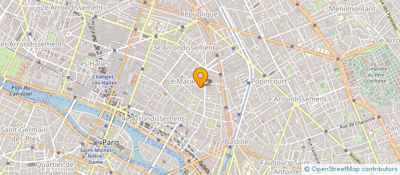 localisation de l'entreprise HI INTERNATIONAL  PARIS