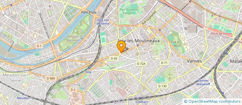 localisation de l'entreprise HI-PROD à ISSY-LES-MOULINEAUX
