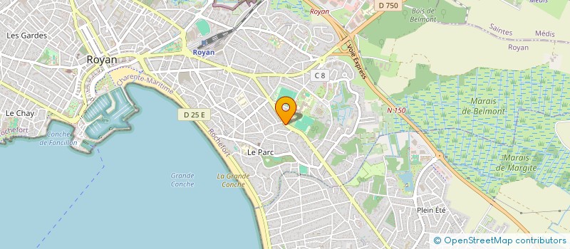 localisation de l'entreprise HI-SCHOOL.FR à ROYAN