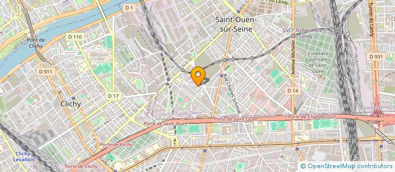 localisation de l'entreprise HI SERVICES à SAINT-OUEN-SUR-SEINE
