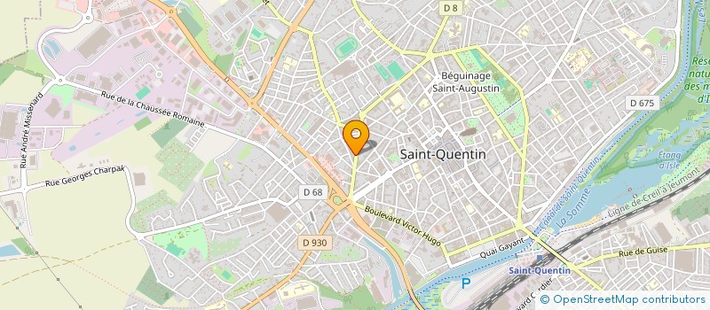 localisation de l'entreprise HI SUN à SAINT-QUENTIN