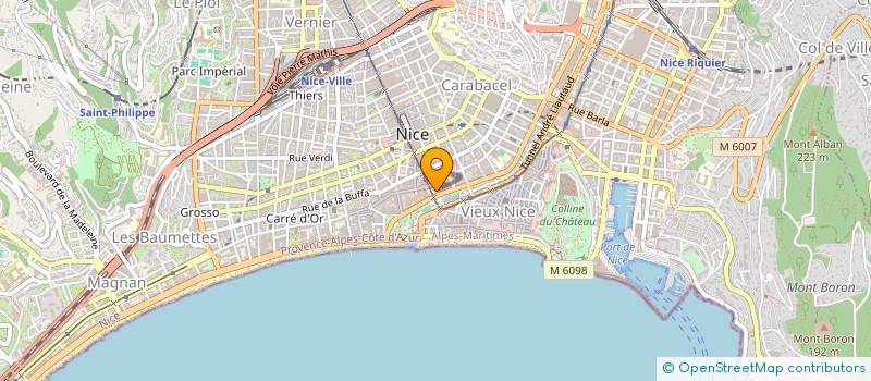 localisation de l'entreprise HI'TECH CONCEPT à NICE