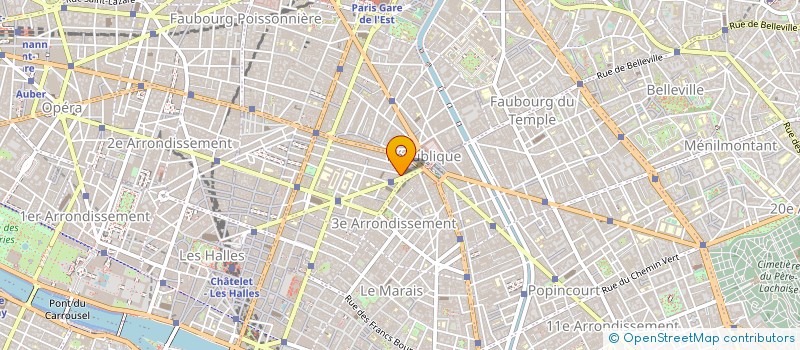 localisation de l'entreprise HI-TECH INFINITY à PARIS