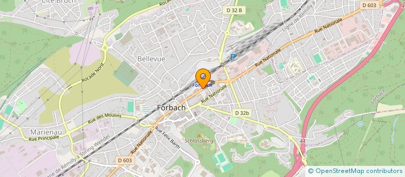 localisation de l'entreprise HI-TECH - REAL OVERCLOCKED GAMING  FORBACH