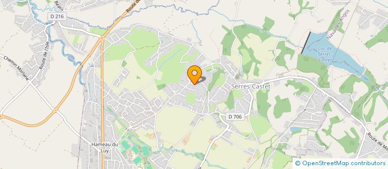 localisation de l'entreprise HI2B  SERRES-CASTET