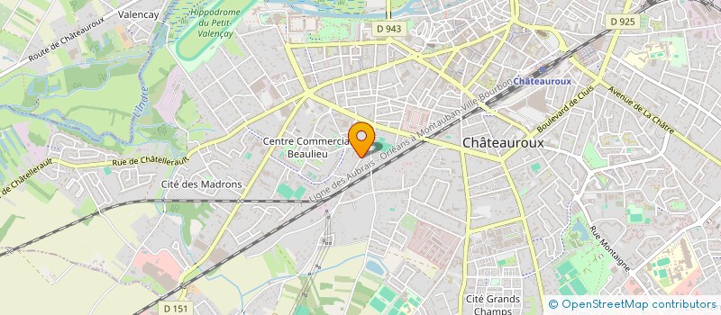 localisation de l'entreprise HI2L  CHATEAUROUX