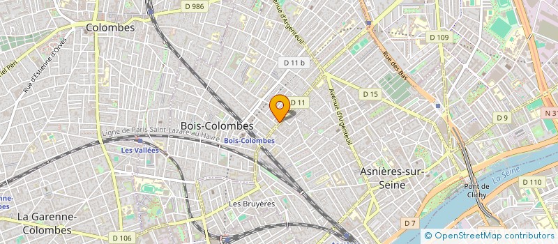 localisation de l'entreprise HIA à BOIS-COLOMBES