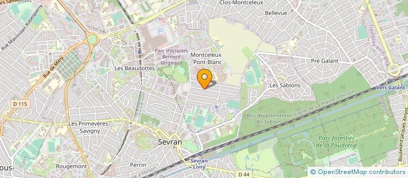 localisation de l'entreprise HIA BAT à SEVRAN