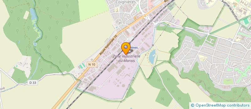 localisation de l'entreprise HIAB FRANCE SAS à COIGNIERES
