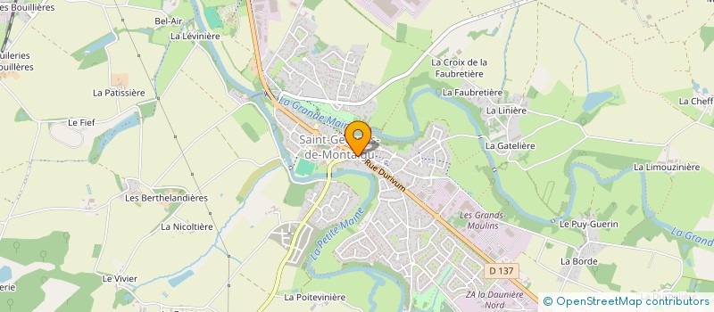 localisation de l'entreprise HIANGA à MONTAIGU-VENDEE