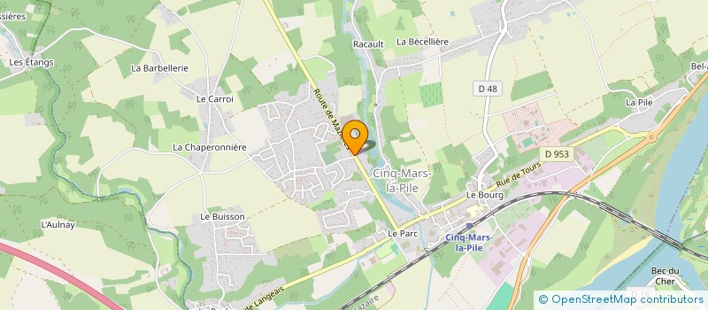 localisation de l'entreprise HIAUME EURL  CINQ-MARS-LA-PILE