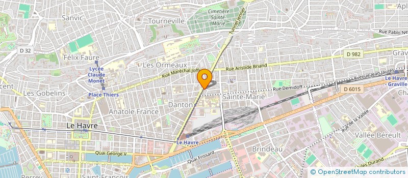 localisation de l'entreprise HIBA BAZAR EPICERIE à LE HAVRE