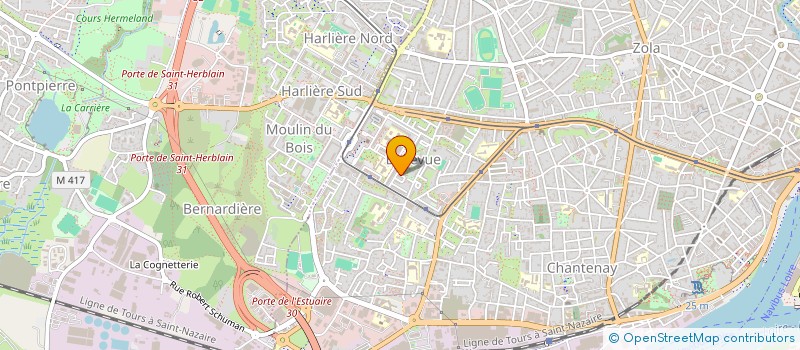 localisation de l'entreprise HIBA EXPRESS à NANTES