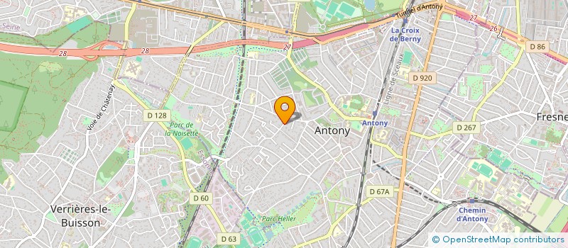 localisation de l'entreprise HIBARA à ANTONY