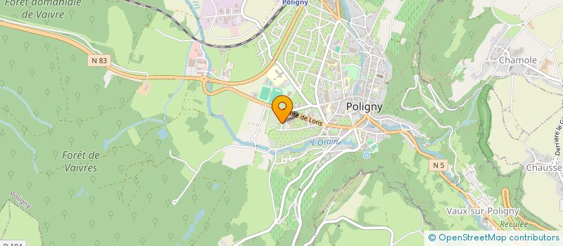 localisation de l'entreprise HIBI  POLIGNY